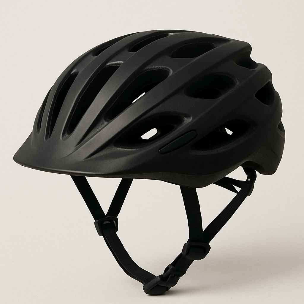 Ventilated bike helmet