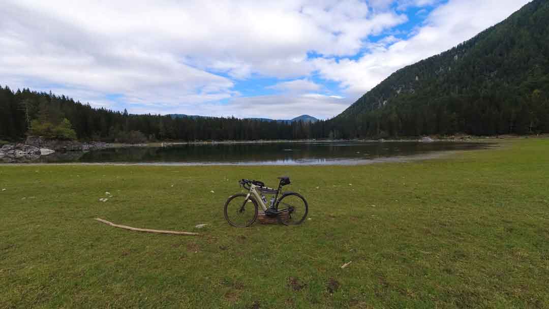 Specialized Allez road bike in a scenic setting
