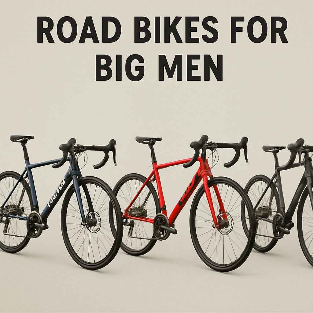 Selection of road bikes for big men