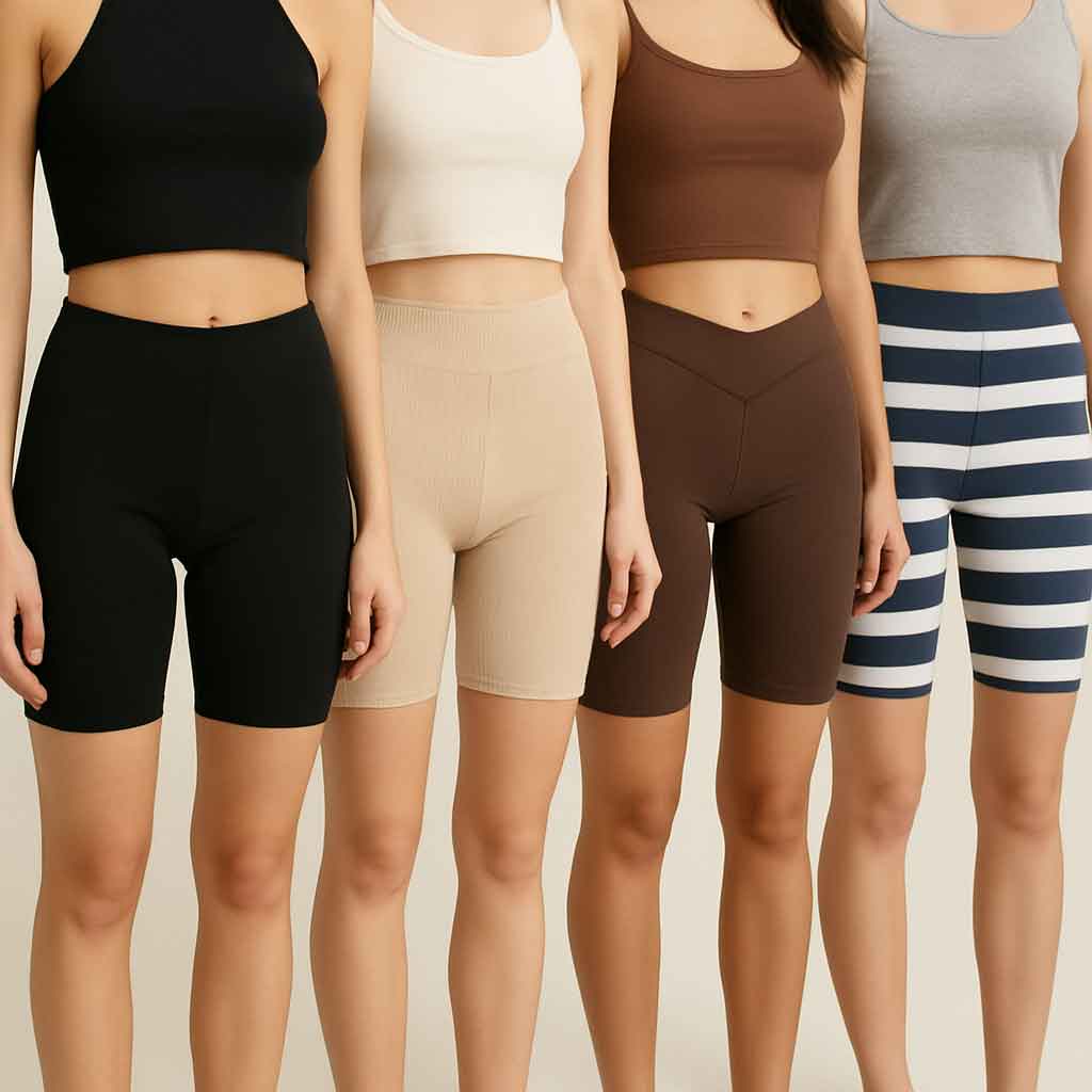 variety of bike shorts styles