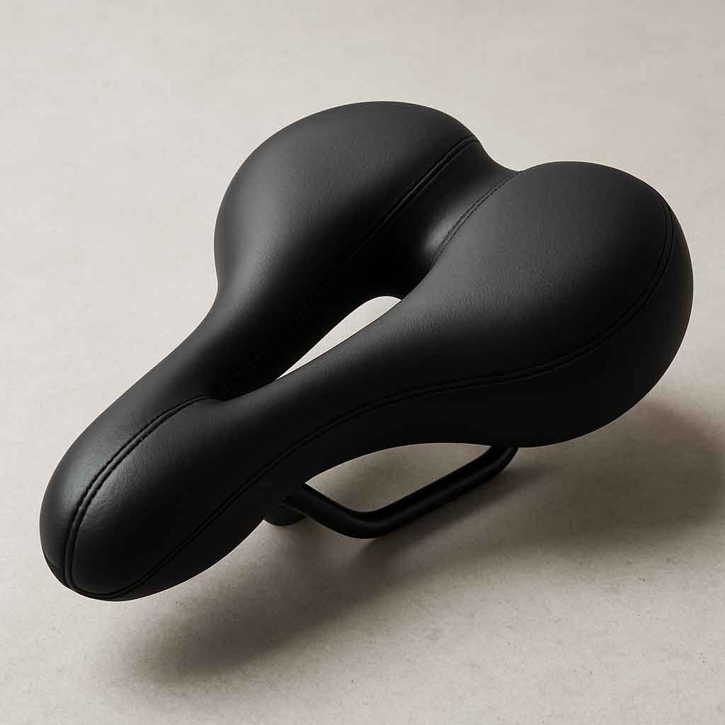Comfortable bike seat with ergonomic design