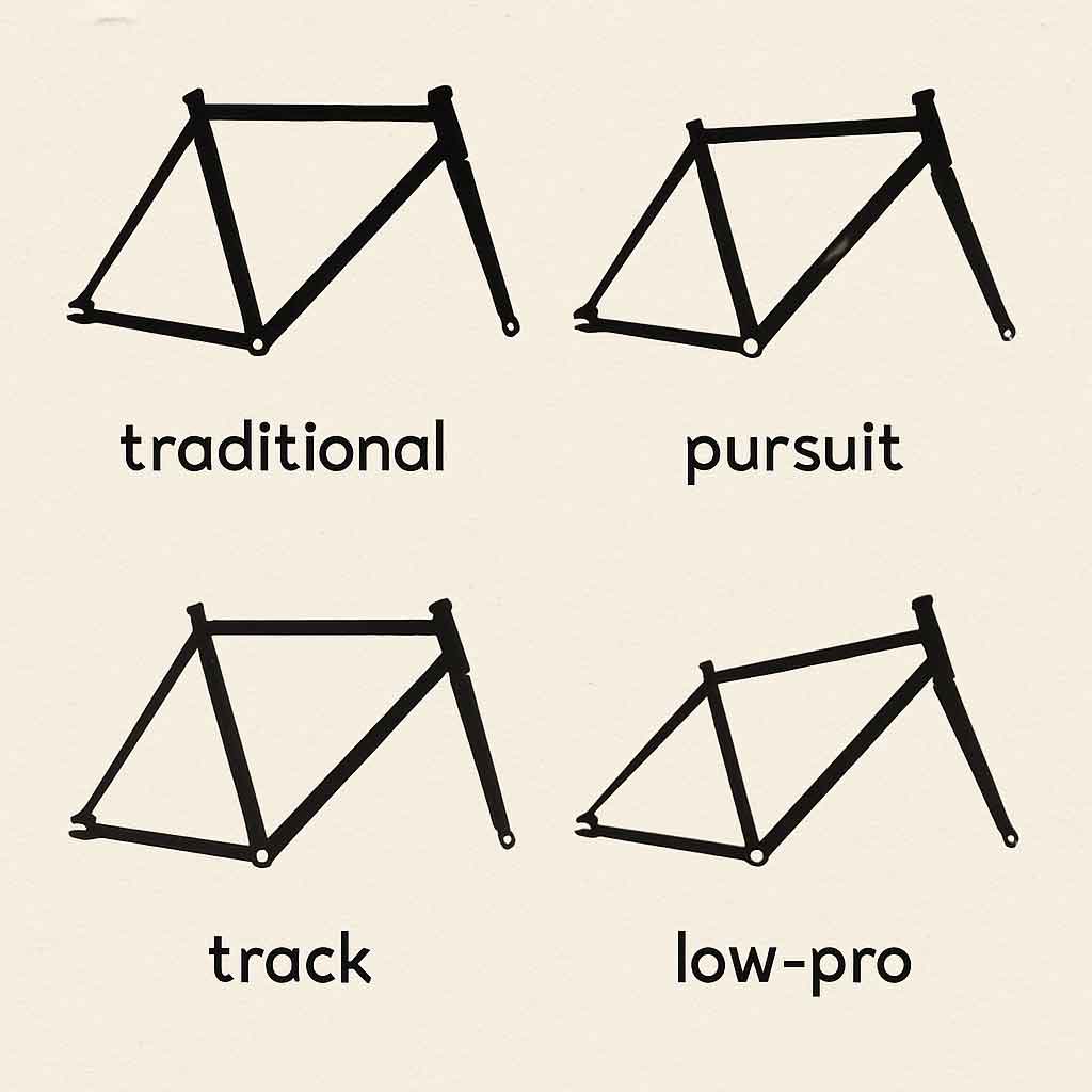 Different types of fixie frames
