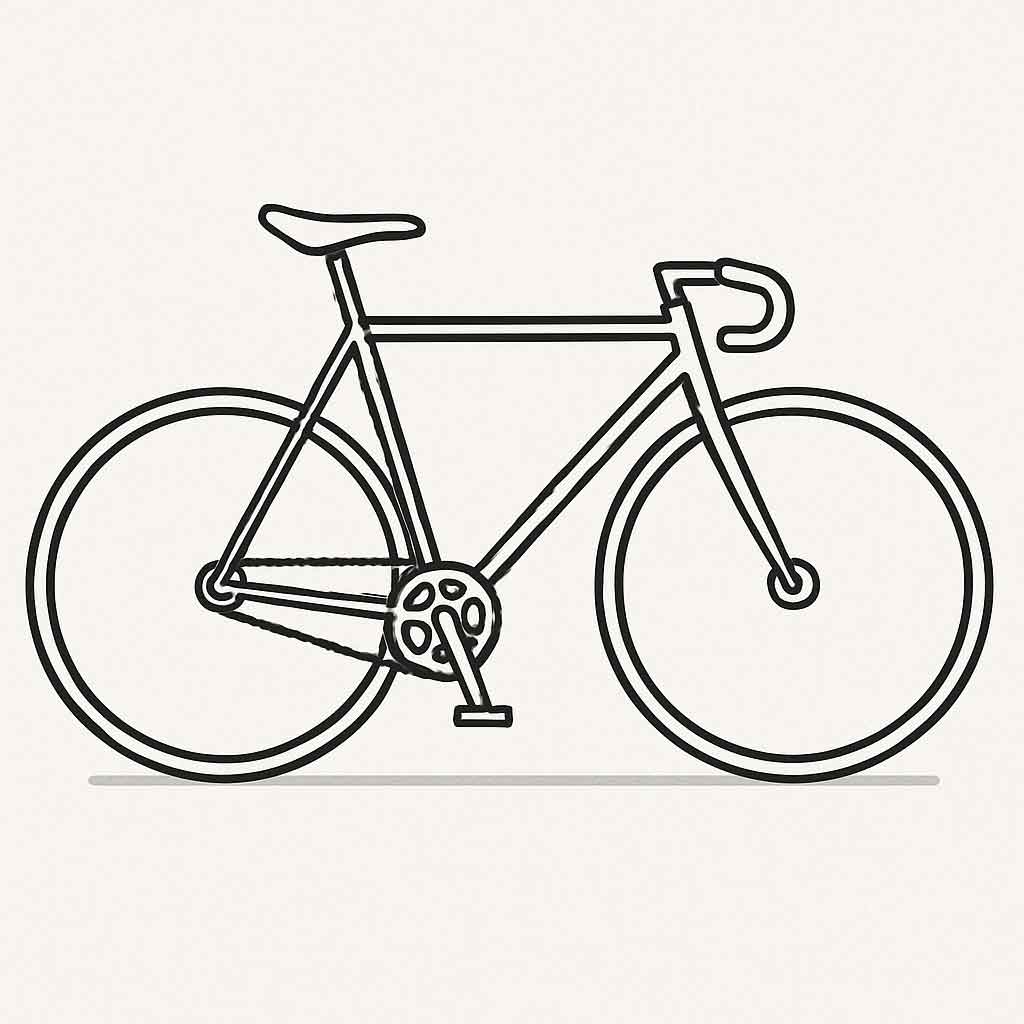Simple fixie frame design