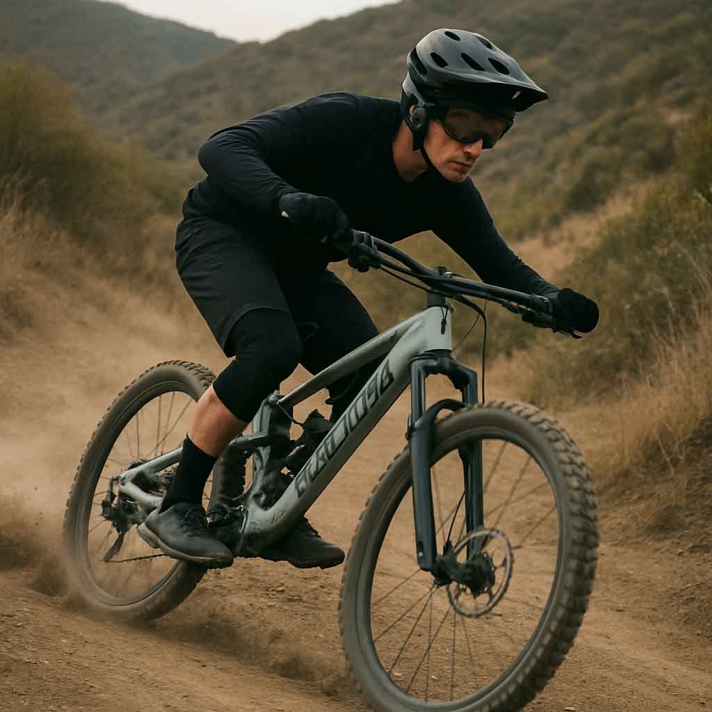 Specialized mountain bike in action